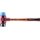Schonhammer SIMPLEX L.330mm Kopf-D.40mm weich/mittelh.HO TPE-soft blau/Gu.schw.
