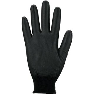 Handschuhe Gr.8 schwarz EN 388 PSA II Nyl.m.PU ASATEX