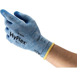 Handschuhe HyFlex® 11-920 Gr.9 blau EN 388 PSA II Nyl.m.Nitril ANSELL