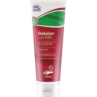 Hautpflegecreme Stokolan Light PURE 100 ml duft-/farbstofffrei Tube