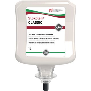 Hautpflegecreme Stokolan® Classic 1l parfümiert Kartusche