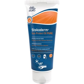 UV-Hautschutzcreme Stokoderm Sun Protect 50 PURE 100 ml unparfmiert Tube Stoko