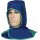 Schweißerhaube m.Klettverschluss,blau flammhemmendes Gewebe