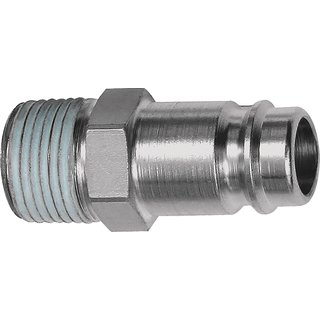 Stecknippel STA gehrtet/vern.Stecker DN 10 AG R 1/2 Zoll RIEGLER