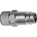 Stecknippel STA gehärtet/vern.Stecker DN 10 AG R 1/4...