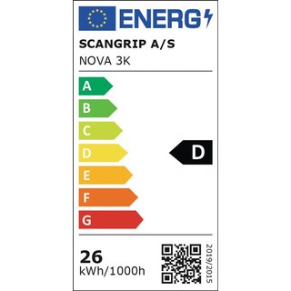 LED-Strahler NOVA 4K 30 W 400-4000 lm 5m H05RN-F 3x1mm IP67 SCANGRIP