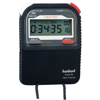 Stoppuhr Pro 25 1/100 Sek.dig.HANHART