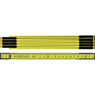 Gliedermastab L.2m mm/cm EG III HO gelb BMI