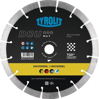 Diamanttrennscheibe Premium DCU D.230mm Bohr.22,23mm TGD Technologie 14mm