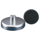 Magnetflachgreifer D.40xH18mm m.Gewindebuchse Haftkraft 125N