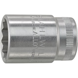 Steckschlüsseleinsatz 50 1/2 Zoll 12-kant SW 14mm L.38mm STAHLWILLE