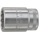 Steckschlüsseleinsatz 50 1/2 Zoll 12-kant SW 17mm...