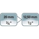 Reduzierstück 50810-1401 Antriebs-4-KT.3/4 Zoll Abtriebs-4-KT.1/2 Zoll L.55mm