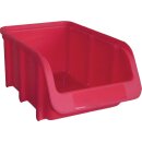 Sichtlagerkasten L332/290xB207xH155mm PP rot stapelbar HÜNERSDORFF