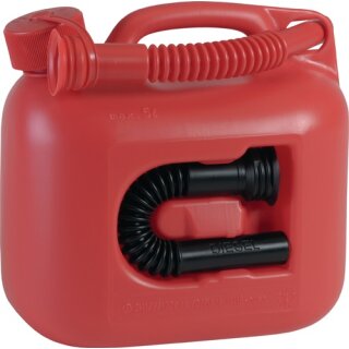 Kraftstoffkanister PREMIUM Inh.5l rot 2 Auslaufrohre