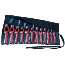 Henkellocheisensatz DIN 7200-A 14-tlg.Rolltasche