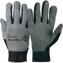 Kunstlederhandschuhe RewoMech 640 Gr.9 schwarz/grau...