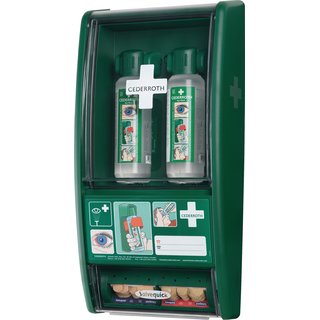 Augensplstation 2 x 0,5 l,1 x Pflasterspender CEDERROTH