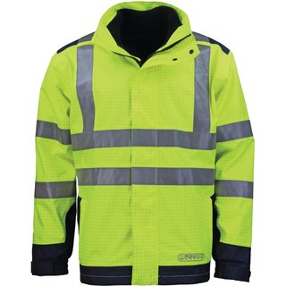 Wetter-,Flamm- u.Warnschutzjacke Gr.XXL gelb/blau ASATEX