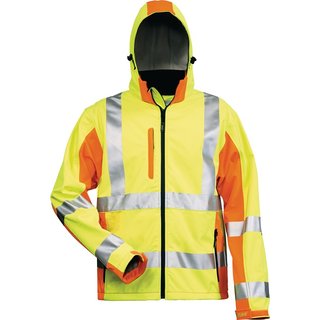 Warnschutz-Softshelljacke JIM Gr.M gelb/orange