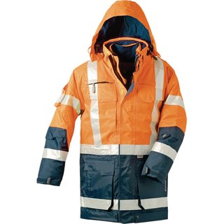 Warnschutzparka Wallace Gr.L orange/marine ELYSEE