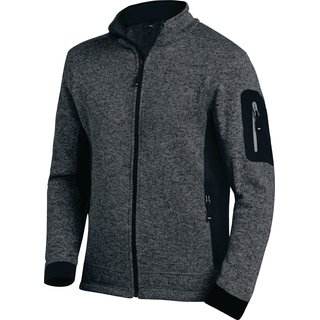 Strick-Fleecejacke CHRISTOPH Gr.XXL anthrazit/schwarz FHB