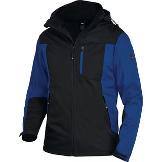 Softshelljacke JANNIK Gr.M royal/schwarz