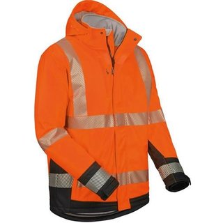 Warnschutz-Softshelljacke Lukas Gr.M orange/schwarz ELYSEE