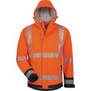 Warnschutz-Softshelljacke Lukas Gr.XL orange/schwarz ELYSEE