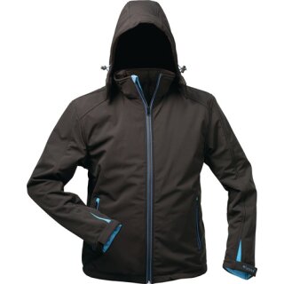 Wintersoftshelljacke Uranos Gr.S schwarz/blau ELYSEE