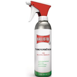 Pumpzerstäuber Fassungsvermögen 0,65l Beh.a.Alu BALLISTOL