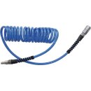 Spiralschlauchset ID 5mm AD 8mm L.6m PU Kuppl.DN 7,2 EWO