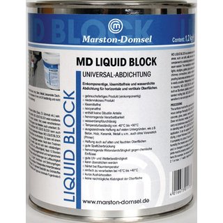 Univ.Abdichtung Liquid-Block grau 1,2 kg Dose MARSTON