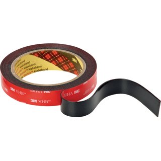 Montageband VHB Tape 5952F schwarz L.3m B.19mm Rl.3M