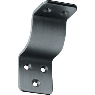 Geländerstütze Gr. 40x75x60mm Alu. silber elox. versenkte Schraublöcher