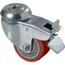 Lenkrolle m.Festst.D.50mm Trgf.120kg 11mm kompakt PU BS...