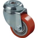 Lenkrolle D.50mm Trgf.120kg PU BS ROLLEN