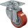 Lenkrolle D.50mm Trgf.120kg m.Platte PU BS ROLLEN