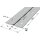Stangenscharnier B.offen 32mm S.0,7mm 1200mm Fe vern.P & G