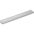 Zargenausgleichsprofil Wm.Alu.Edelstahl-Look L.2450mm...