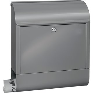 Briefkasten Scandic 825 Si H.460mm B.380mm T.125mm silb. STA DIN C4 BURG-WCHTER