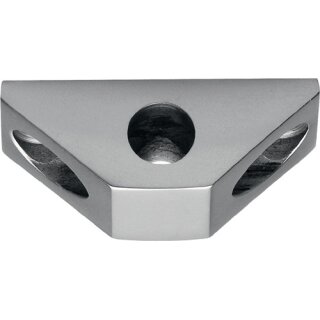 Stangenführung zu Untersatz Vario f.Rundstange 10mm silber elox.DENI