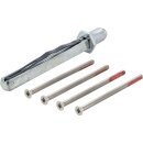 Bef-set.Sertos® FS-K/G 65-70mm M4x75 4-KT.9x90mm HOPPE