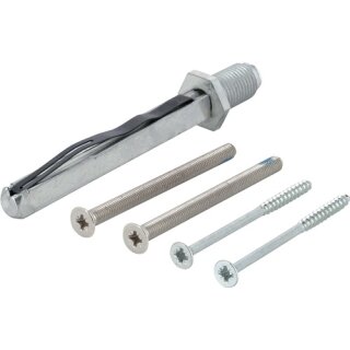 Bef-set.Sertos® K/G 65-70mm M5x80+4,0x75 4-KT.8x90mm HOPPE