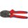 Crimphebelzange L.220mm 0,5-6mm2 unisol.Steckverb. KNIPEX m.2Komp.-Hüllen
