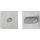 Schlüsselrosetten-Paar E848NS VA F69 Schildst.2mm SK/OL quad.HOPPE