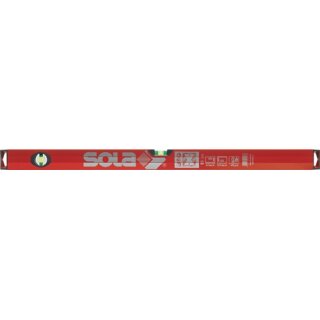 Wasserwaage BIG X 60cm Alu.rot ± 0,5mm/m SOLA