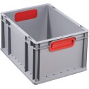 Transportstapelbehälter L400xB300xH220mm grau PP...