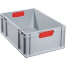 Transportstapelbehälter L600xB400xH220mm grau PP...