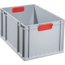 Transportstapelbehälter L600xB400xH320mm grau PP...